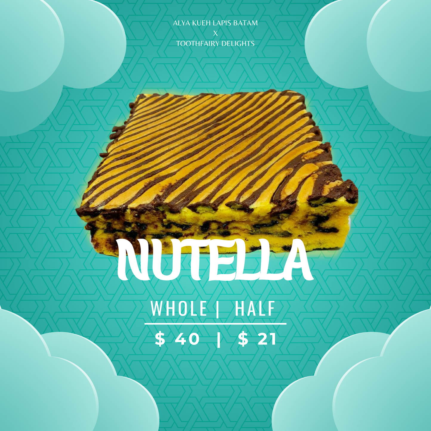 ALYA LAYER CAKE - NUTELLA [FEA ONLY]